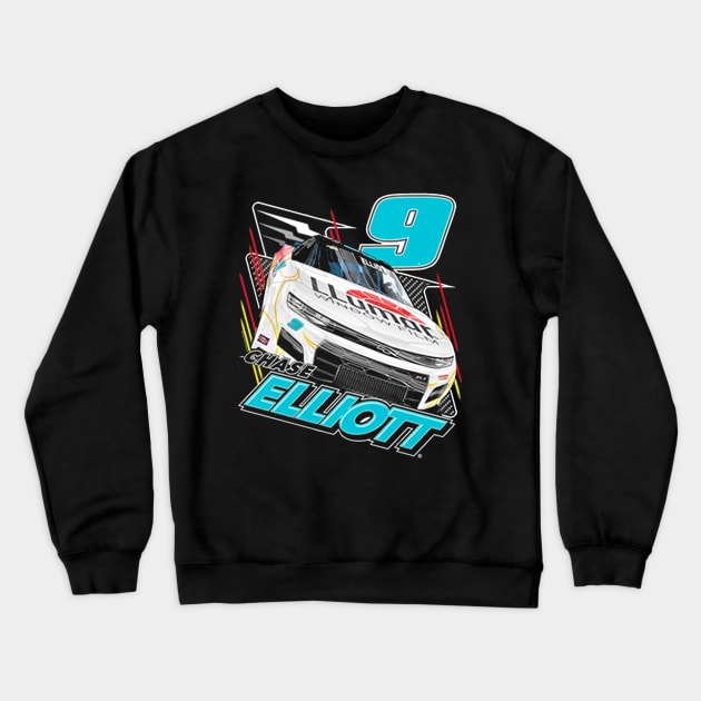 Chase Elliott Llumar Car Crewneck Sweatshirt by art.Hamdan